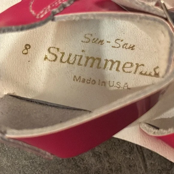 SUN-SAN SWIMMER SHINY FUCHSIA KIDS –Kids 8 - Picture 5 of 5